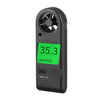 Mini Digital Anemometer Handheld Pocket Electronic Anemometer Digital Display Backlight Thermometer