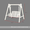 Outdoor Solid Wood Swing Courtyard Chair Balcony Anticorrosive Hanging Indoor Garden Country White Square Wood Small (no Top)