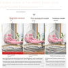 Hanging Chair Household Balcony Basket Rattan Chair Indoor Room Dormitory Swing Rocking Outdoor Double Lazy Hammock European Bird's Nest Drop Chair