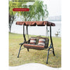 Outdoor Swing Courtyard Hanging Chair Iron Art Family Balcony Rattan Net Red Cradle Hammock Double Cradle Rocking Single Swing (with Roller)