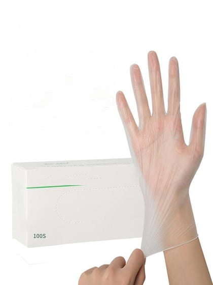 100 Pieces / Box Disposable PVC Gloves L