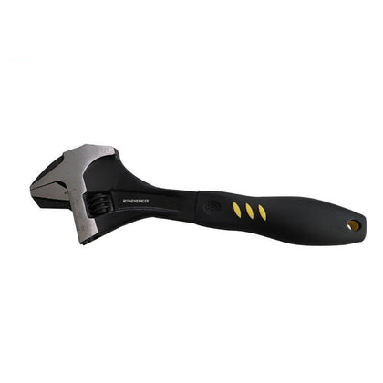Wrench Multi-function Adjustable Open Rubber Handle Wrench For Pipe Wrench