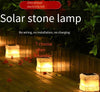 Solar Energy Simulation Square Stone Lamp Lawn Outdoor Stairs Integrated Intelligent Led Outdoor Atmosphere Small Night [1 Pack]