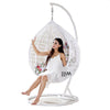 Double Hanging Basket Rattan Chair Living Room Balcony Bedroom Household Indoor Single Orchid Rocking Swing Net Red Lazy Outdoor Cradle Coffee Single Style - Fine Rattan Armless Gift Bag