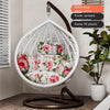 Hanging Chair Outdoor Swing Basket Cane Household Leisure Lazy Indoor Balcony Bird's Nest Hammock Cradle Rocking Luxury White (bold Cane) With Pillow