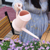 6 Pieces Large Watering Pot Large Capacity Long Nozzle Watering Pot Gardening Tools Household Disinfection Watering Pot Meat Watering Pot New Dream Pink