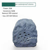 Outdoor Lawn Sound Park Forest Community Box Waterproof Stone Simulation Bass Speaker Blue Gray SD-151