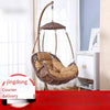 Hand-made Balcony Double Person Hanging Basket Outdoor Swing Bird's Nest Chair Nordic Rattan Chair Bed Indoor Cradle Outdoor Swing Rocking Chair Lazy Chair Straw Hat Style