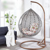 Hand-made Balcony Double Person Hanging Basket Outdoor Swing Bird's Nest Chair Nordic Rattan Chair Bed Indoor Cradle Outdoor Swing Rocking Chair Lazy Chair Straw Hat Style