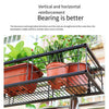 6 Pieces Balcony Flower Rack Hanging Wall Shelf European Iron Hanging Orchid Green Pineapple Fleshy Flower Rack Balcony Flower Pot Rack 30x20x12cm Special Price No Gift Railing Width: 3cm