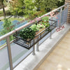 6 Pieces Balcony Flower Rack Hanging Wall Shelf European Iron Hanging Orchid Green Pineapple Fleshy Flower Rack Balcony Flower Pot Rack 30x20x12cm Special Price No Gift Railing Width: 3cm