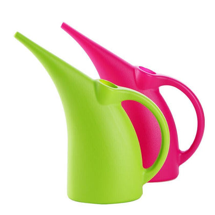 10 Pieces 2L Red Creative Long Nozzle Plastic Watering Pot Watering Pot Household Green Plant Potted Watering Pot Watering Pot Gardening Kettle