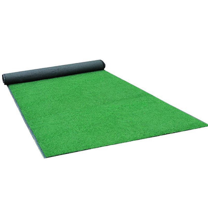 6 Pieces 2.5cm Autumn Grass Double Layer Simulated Lawn Mat Fake Grass Green Plant Green Artificial Plastic Turf Carpet