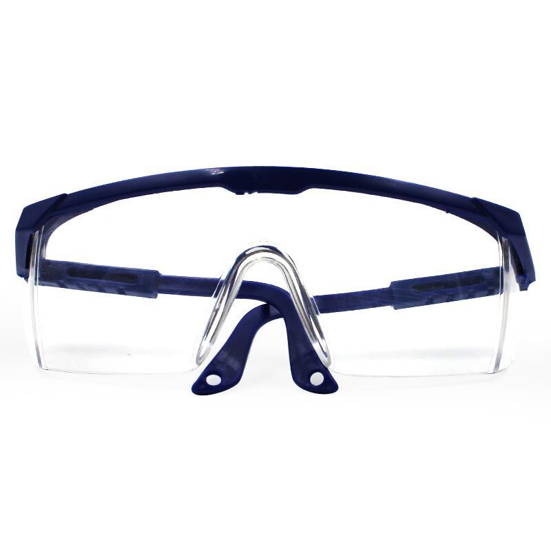 10 Pieces Goggles Dust Proof Windproof Splash Proof Protective Glasses Fog Proof Riding Uv Proof Sunglasses Eye Mask Dark Blue Fog Proof