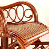 Balcony Leisure Real Rattan Chair Rocking Chair Rocking Chair (free Cushion. No Need To Install)