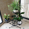 Iron European Style Flower Rack Multi-layer Floor Flower Pot Rack Balcony Living Room Indoor And Outdoor Flower Rack White