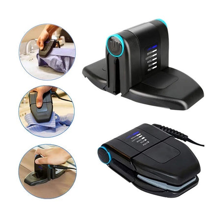 Folding Portable Iron Compact Touchup Mini Electric Iron UK Plug Foldable Travel Iron For Dable Eliminate Clothing Folds Tool