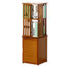 Rotatable Bookshelf Multi-function Rotating Bookcase 360 Degree Bookcase Simple Floor Small Bookcase