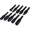 10Pcs 1/4 Inch Hex Shank Rotary Rasp File Set Woodworking Tool for Wood Polishing Deburring Shaping and Grooving