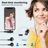 Wireless Microphone Lavalier Professional Mini Portable Noise Reduction Audio Video Recording Live Broadcast For iPhone Type-C