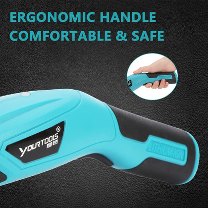 Electric Scissors Cordless Fabric Scissors  Rechargeable Cardboard Cutter Scissors