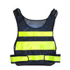 10 Pieces Black Mesh Reflective Vest Travel Safety Warning Green Clothes Reflective Vest Reflective Vest Safety Clothing (Printable) Black Mesh Reflective Vest