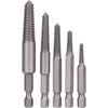 5Pcs Screw Extractor, Broken Screw Remover Set for Stainless Steel 8.8-12.9 Grade Bolts