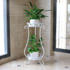 6 Pieces European Iron Flower Rack Multi Floor Balcony Indoor Living Room Flower Rack Green Luo Hanging Orchid Pot Rack White Trumpet