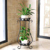 6 Pieces European Iron Flower Rack Multi Floor Balcony Indoor Living Room Flower Rack Green Luo Hanging Orchid Pot Rack White Trumpet