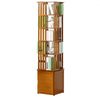 Rotatable Bookshelf Multi-function Rotating Bookcase 360 Degree Bookcase Simple Floor Small Bookcase