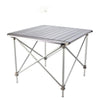 Outdoor Folding Table And Chair Portable Aluminum Alloy Picnic Chair Courtyard Barbecue Table Outdoor Camping Table Combination