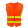 15 Pieces Reflective Vest Safety Reflective Vest For Sanitation Worker Road Construction Traffic Duty Road Administration Work Clothes