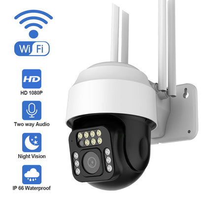 Security Surveillance Camera Wireless Surveillance Camera HD 1080P Surveillance 360 Degree Rotation Waterproof Outdoor Surveillance