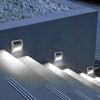 Solar Step Lights, 6Pcs Solar Stainless Steel 6Led Stairs Ladder Light Outdoor Rainproof Wall Light Fence Fence Light Night Light