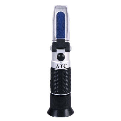 Honey Concentration Meter Honey Sugar Content Detector Water Content Measurement, Sugar Meter, Honey Refractometer, Wave Meter, Temperature Compensation Type Honey Concentration Refractometer