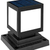 Solar Column Head Lamp, Outdoor Fence, Gate, Pillar, Yard Wall Lamp, Waterproof Outdoor European Garden Villa Garden Lamp