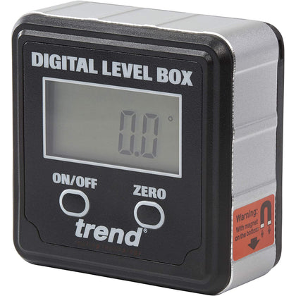 Digital Magnetic Electronic Level and Angle Finder for Woodworking with Table or Miter Saw, Black