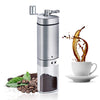 Manual Coffee Grinder with Ceramic Grinding Core, Stainless Steel Triangle Hand Beans Grinder With Foldable Handle for Drip Coffee, Espresso, Press