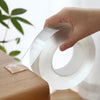3 Rolls Removable Nano Gel Tape, 1.18 Inch Wide  Free Cut Double Sided Strong Adhesive Nano Magic Tape