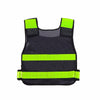 Reflective Vest Flood Prevention Vest Reflective Vest Traffic Sanitation Construction Duty Safety Suit Fluorescent Net Black Two Horizontal Velcro
