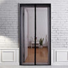Magnetic Mosquito Nets for Doors Diamond Mesh Door Curtain Automatic Closing