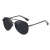 NALANDA Men's Black Polarized Sunglasses, Outdoor Sport Driving Sun Glasses, Classic Retro Designer Style, 100% UV Blocking