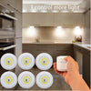 3W Super Bright Cob Under Cabinet Light for  Bedroom Closet Kitchen 6 Packs