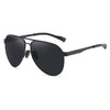 NALANDA Polarized Sunglasses for Men, Black Sunglasses Outdoor Sport Driving Sun Glasses, Classic Retro Designer Style, 100% UV Blocking