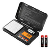 Digital Grams Pocket Scale Small Herb Mini Food Scale Jewelry Scale,200g by 0.01g,Backlit LCD, Stainless Steel,Black