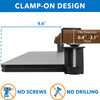 Adjustable Keyboard Tray Clamp Ergonomic Sliding Under Desk Mouse Platform  Easy to Assemble with No Screws or Scratches