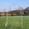 Metal Garden Arch for Climbing Plants Roses Vines, for Garden Lawn Decoration, for Garden Lawn Courtyard Birthday Wedding Party Decoration