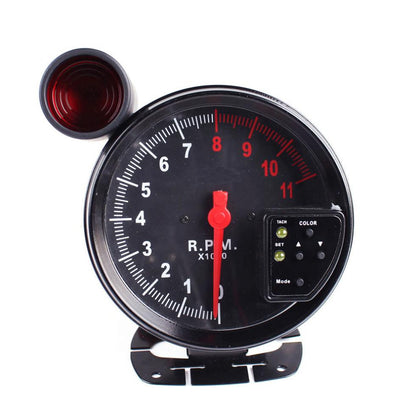 5-Inch LED Colorful Tachometer Automobile Tachometer Motorcycle Tachometer For Measure The Voltage Of Automobile Battery