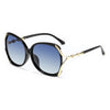 NALANDA Women's Black Polarized Aviator Sunglasses With UV400 HD Lens Metal PC Frame, Glasses For Outdoor Travel Driving Daily Use Etc