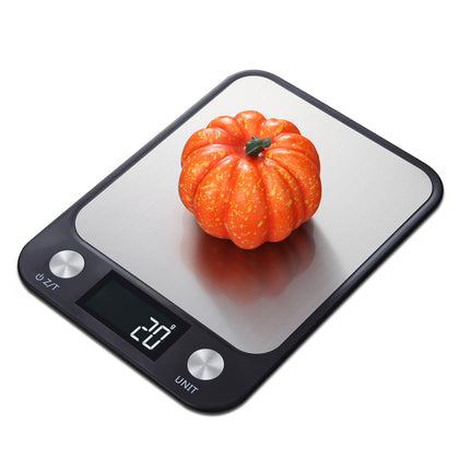 Digital Kitchen Scale 0.1oz/1g High Accuracy Multifunction Food Scale, Electronic Stainless Steel Scale for Cooking Baking, Max 33lb/15kg